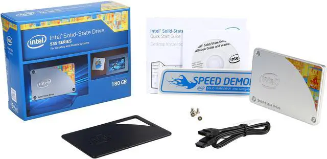 Alt view image 6 of 5 - Intel 535 Series 2.5" 180GB SATA III MLC Internal Solid State Drive (SSD) SSDSC2BW180H6R5