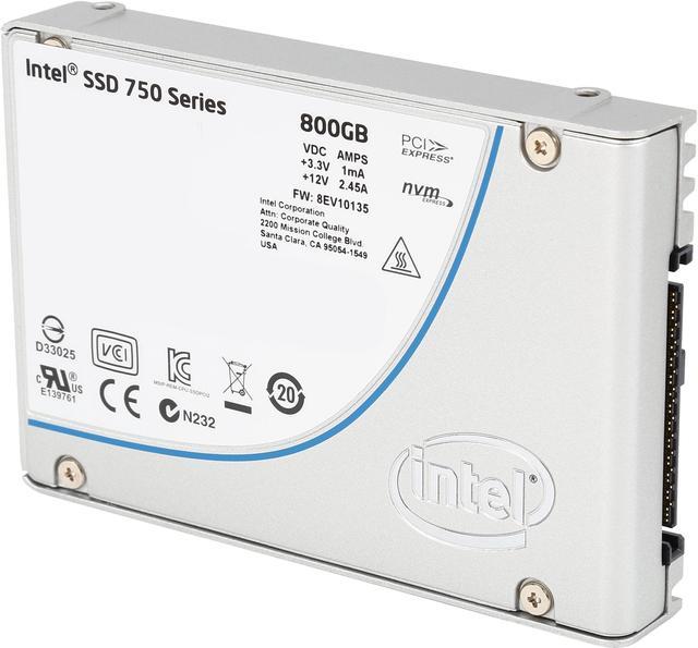 Intel 750 Series 2.5 800GB PCI-Express 3.0 x4 MLC Internal Solid State  Drive (SSD) SSDPE2MW800G4X1 - Newegg.com