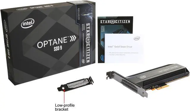 Alt view image 5 of 5 - Intel Optane SSD 900P Series - 280GB, 1/2 Height PCIe x4, 20nm, 3D XPoint Solid State Drive (SSD) - SSDPED1D280GASX