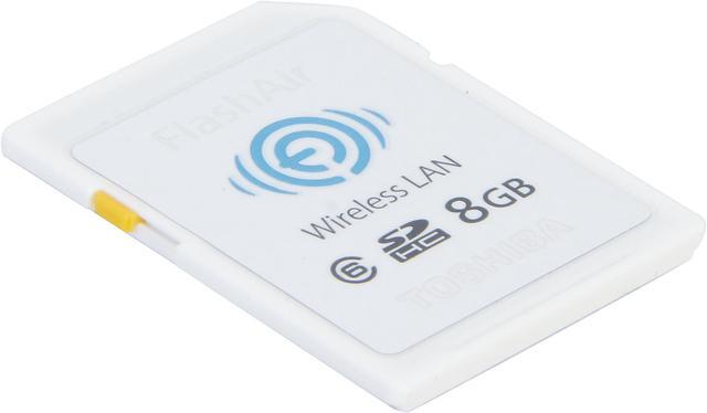 Alt view image 2 of 4 - Toshiba FlashAir 8GB Wireless Flash Memory SD Card Model PFW008U-1ABW