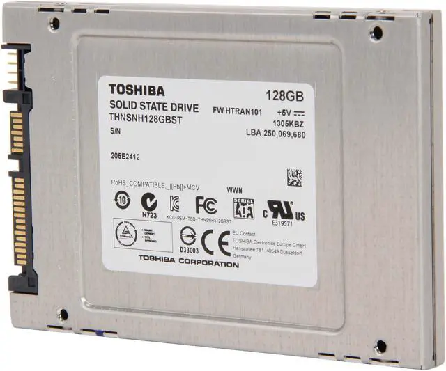 Alt view image 2 of 6 - Toshiba Q Series 128GB SATA III Internal Solid State Drive (SSD) HDTS212XZSTA