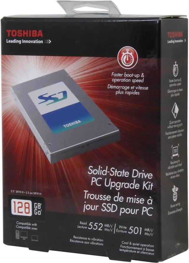 Main image of Toshiba 128GB SATA III Internal Solid State Drive (SSD) HDTS212XZSWA
