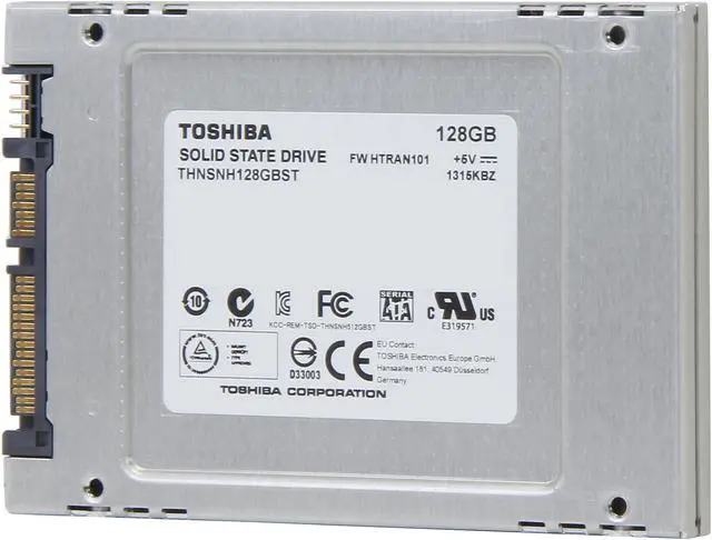 Alt view image 2 of 6 - Toshiba 128GB SATA III Internal Solid State Drive (SSD) HDTS212XZSWA