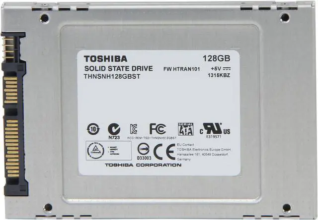 Alt view image 3 of 6 - Toshiba 128GB SATA III Internal Solid State Drive (SSD) HDTS212XZSWA