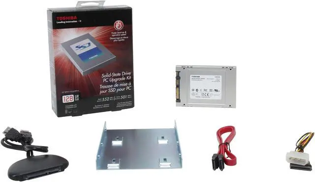Alt view image 6 of 6 - Toshiba 128GB SATA III Internal Solid State Drive (SSD) HDTS212XZSWA