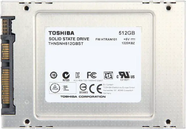 Alt view image 3 of 6 - Toshiba 512GB SATA III Internal Solid State Drive (SSD) HDTS251XZSWA