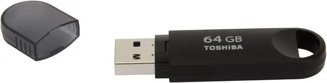 Alt view image 3 of 5 - Toshiba TransMemory 64GB USB 3.0 Flash Drive PFU064U-1BCK