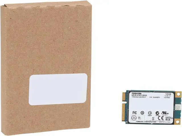 Alt view image 4 of 4 - TOSHIBA THNSNS128GMCP mSATA 128GB Internal Solid State Drive (SSD)