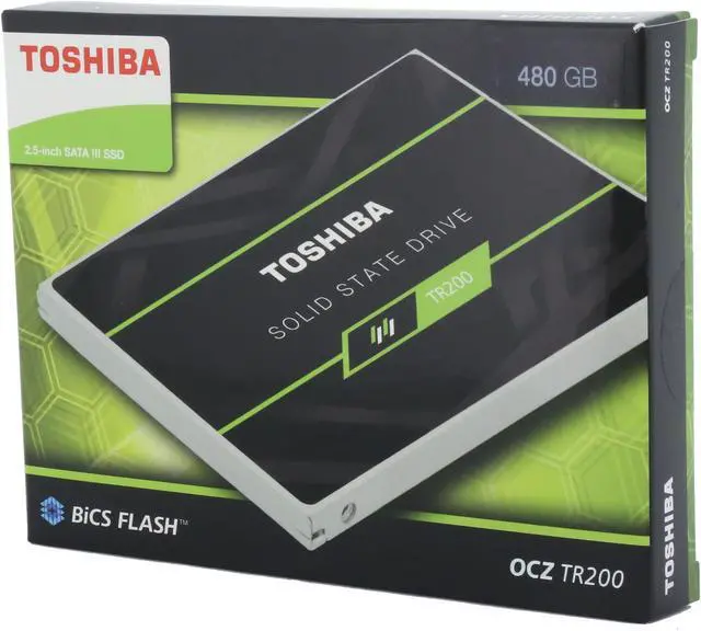 Alt view image 3 of 3 - Toshiba OCZ TR200 Series 2.5" 480GB SATA 64-layer 3D BiCS Internal Solid State Drive (SSD) THN-TR20Z4800U8