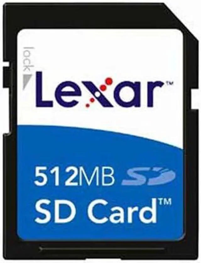 Main image of Lexar 512MB Secure Digital (SD) Flash Card Model SD512-231