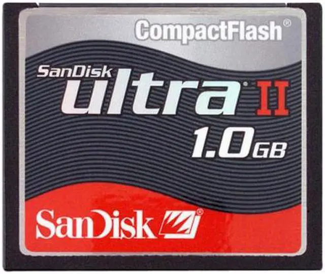 Main image of SanDisk Ultra II 1GB Compact Flash (CF) Flash Card Model SDCFH-1024-901