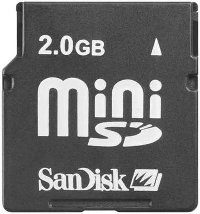 Main image of SanDisk 2GB MiniSD Flash Card Model SDSDM-2048-A10M