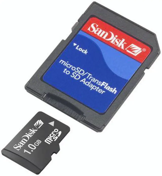 Main image of SanDisk 1GB MicroSD Flash Card Model SDSDQ-1024 - OEM