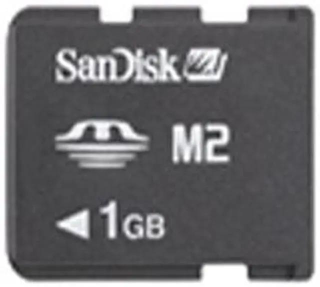 Main image of SanDisk 1GB Memory Stick Micro (M2) Flash Card Model SDMSM2-1024-A11M