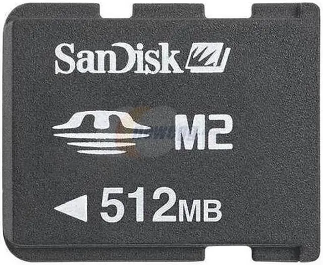 Main image of SanDisk 512MB Memory Stick Micro (M2) Flash Card Model SDMSM2-512