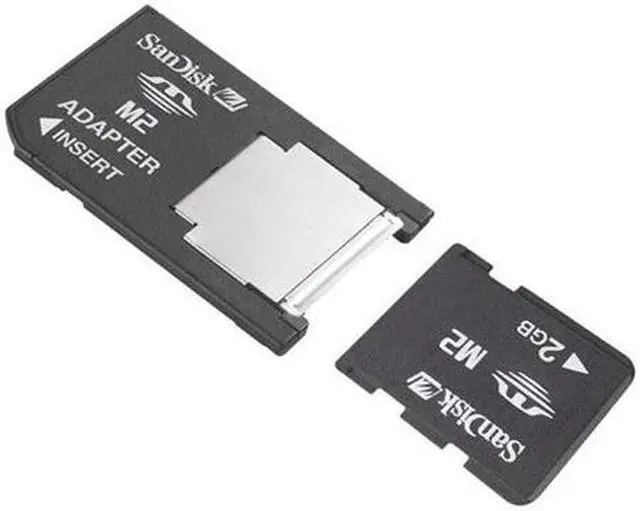 Main image of SanDisk 2GB Memory Stick Micro (M2) Flash Card Model SDMSM2-2048-A10M