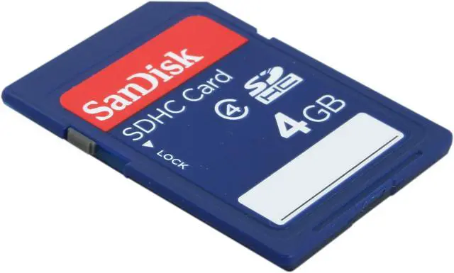 Alt view image 2 of 4 - SanDisk 4GB Secure Digital High-Capacity (SDHC) Flash Card Model SDSDB-4096-A11