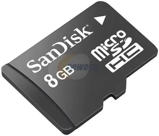 Main image of SanDisk 8GB microSDHC Flash Card Model SDSDQR-8192