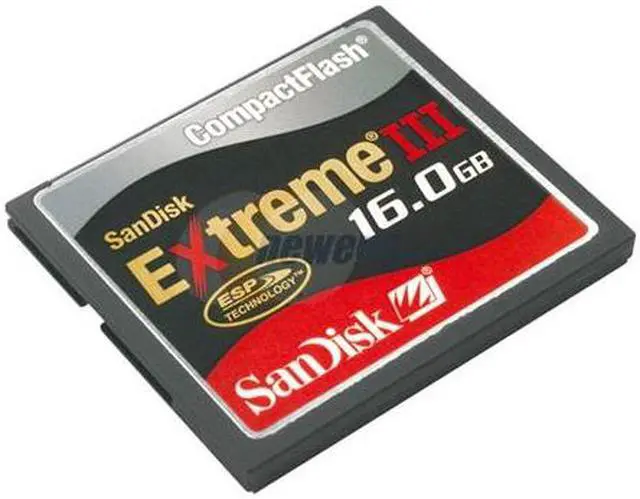 Main image of SanDisk Extreme III 16GB Compact Flash (CF) Flash Card Model SDCFX3-016G-A31