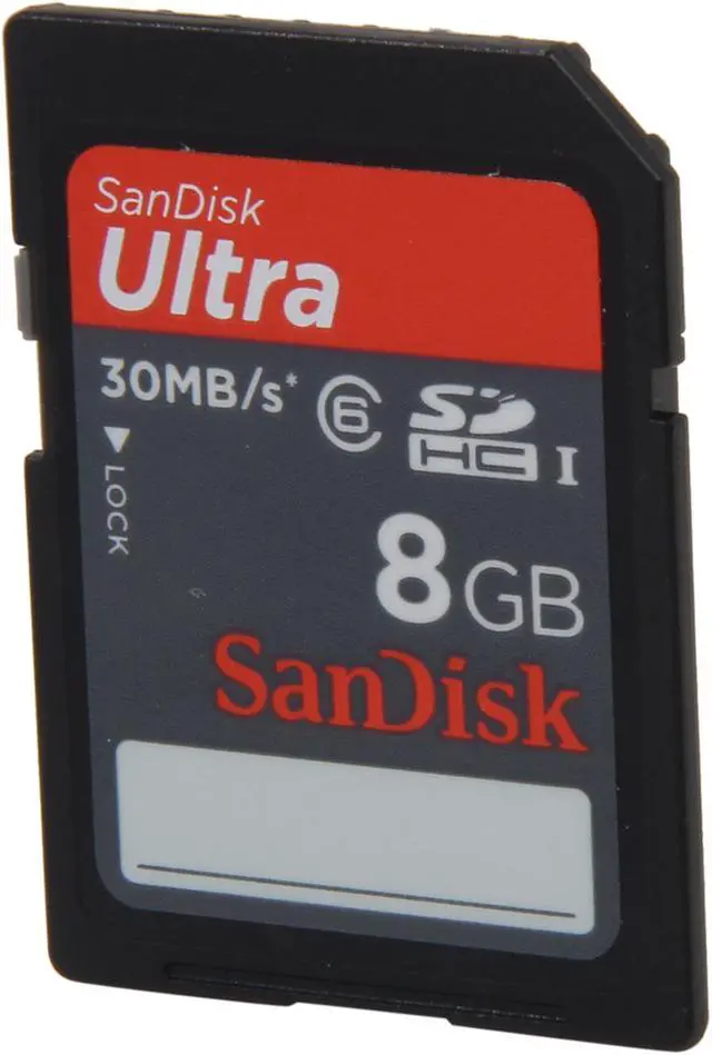 Main image of SanDisk Ultra 8GB Secure Digital High-Capacity (SDHC) Flash Card Model SDSDRH-008G-A11