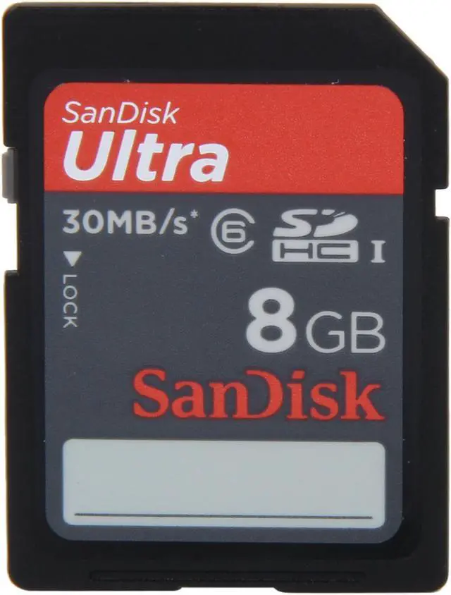 Alt view image 2 of 5 - SanDisk Ultra 8GB Secure Digital High-Capacity (SDHC) Flash Card Model SDSDRH-008G-A11