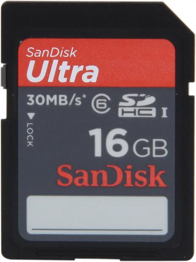 Alt view image 2 of 5 - SanDisk Ultra 16GB Secure Digital High-Capacity (SDHC) Flash Card Model SDSDRH-016G-A11