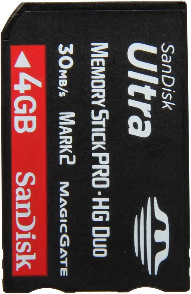 Alt view image 2 of 4 - SanDisk Ultra 4GB Memory Stick PRO-HG Duo Flash Card Model SDMSPDH-004G-A11