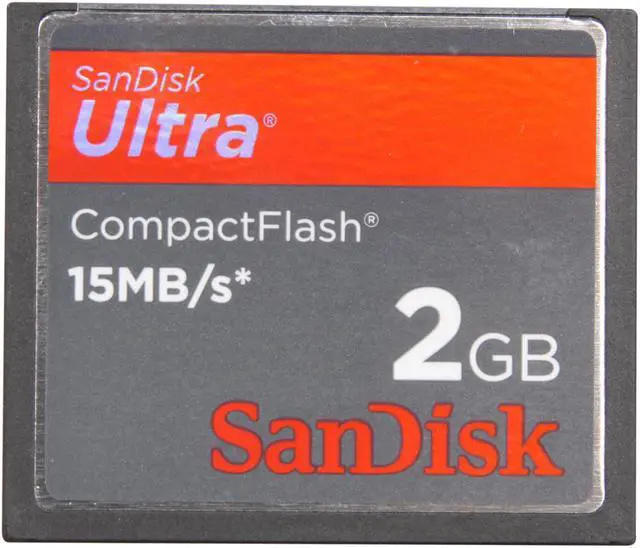 Alt view image 2 of 5 - SanDisk Ultra 2GB Compact Flash (CF) Flash Card