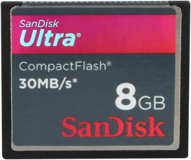 Alt view image 2 of 5 - SanDisk Ultra 8GB Compact Flash (CF) Flash Card