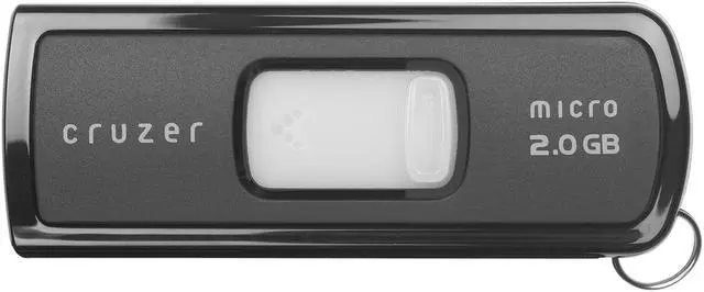 Alt view image 2 of 2 - SanDisk Cruzer Micro 2GB Flash Drive (USB2.0 Portable) SDCZ6-2048-A11