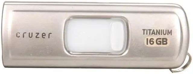 Alt view image 3 of 5 - SanDisk Ultra Cruzer Titanium 16GB Flash Drive (USB2.0 Portable) SDCZ7-016G-A11