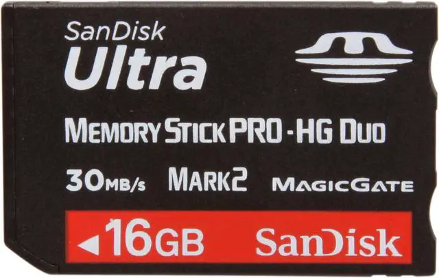 Main image of SanDisk Ultra 16GB Memory Stick PRO-HG Duo Flash Card Model SDMSPDH-016G-A11