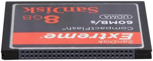 Alt view image 3 of 5 - SanDisk Extreme 8GB Compact Flash (CF) Flash Card Model SDCFX-008G-A61