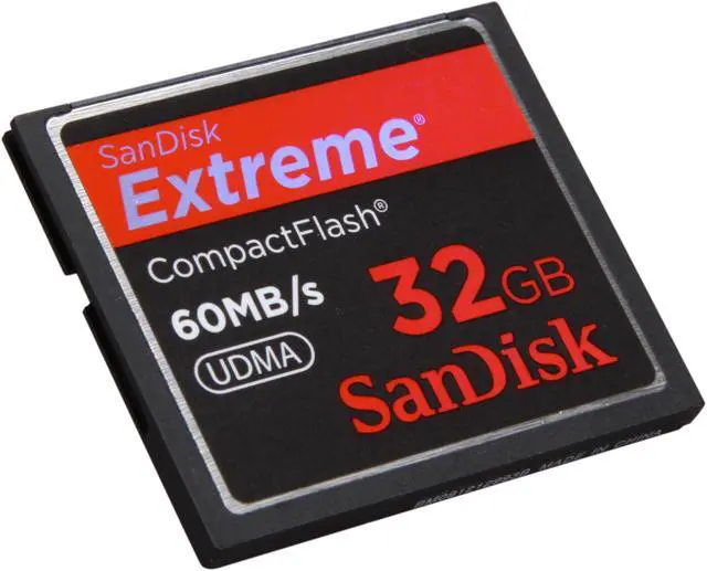 Main image of SanDisk Extreme 32GB Compact Flash (CF) Flash Card Model SDCFX-032G-A61