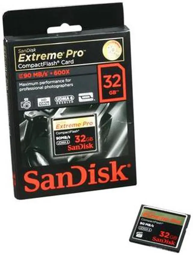 Alt view image 5 of 5 - SanDisk Extreme Pro 32GB Compact Flash (CF) Flash Card Model SDCFXP-032G-A91