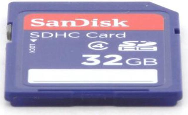 Carte Mémoire SDHC SanDisk 32 Go Classe 4 (SDSDB-032G-B3) 