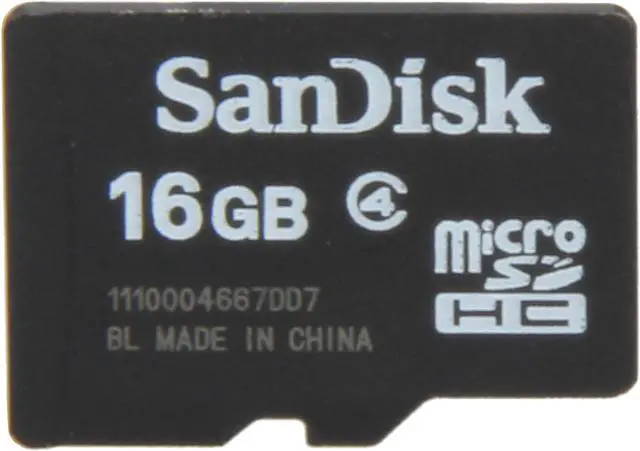 Main image of SanDisk 16GB microSDHC Flash Card Model SDSDQM-016G-B35N