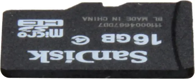 Alt view image 3 of 4 - SanDisk 16GB microSDHC Flash Card Model SDSDQM-016G-B35N
