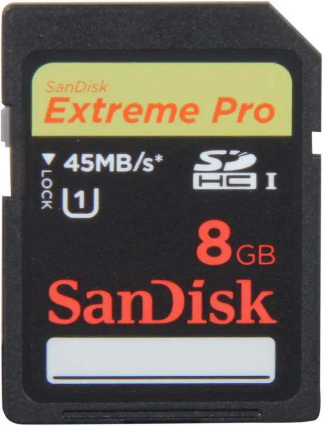 Main image of SanDisk Extreme Pro 8GB Secure Digital High-Capacity (SDHC) UHS-1 Card Model SDSDXP1-008G-A75
