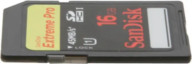 Alt view image 2 of 4 - SanDisk Extreme Pro 16GB Secure Digital High-Capacity (SDHC) UHS-1 Card Model SDSDXP1-016G-A75