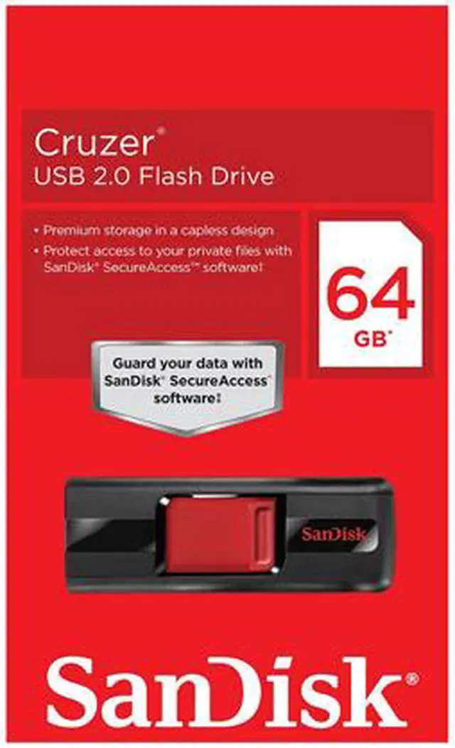 Alt view image 4 of 4 - SanDisk 64GB Cruzer CZ36 USB 2.0 Flash Drive (SDCZ36-064G-B35)