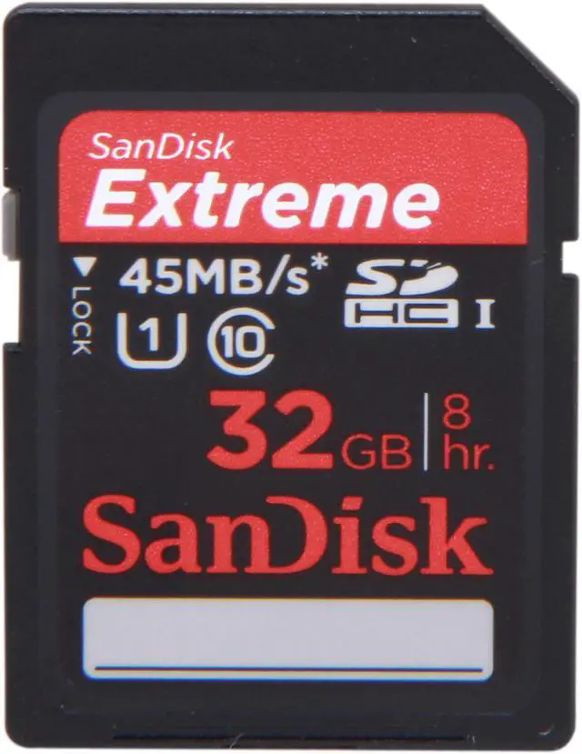 Main image of SanDisk Extreme 32GB SDHC UHS-I Flash Card - Class 10 45MB/S