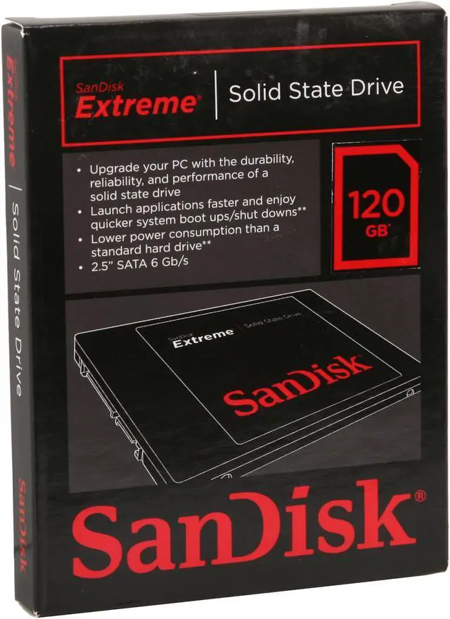 Alt view image 5 of 6 - SanDisk Extreme 2.5" 120GB SATA III Internal Solid State Drive (SSD) SDSSDX-120G-G25