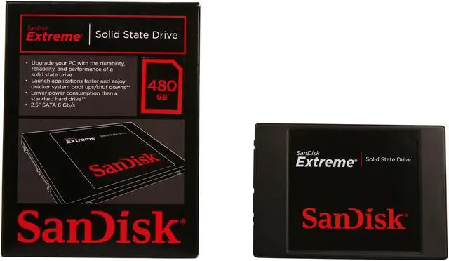 Alt view image 5 of 5 - SanDisk Extreme 2.5" 480GB SATA III Internal Solid State Drive (SSD) SDSSDX-480G-G25