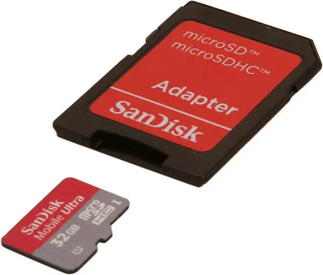 Alt view image 3 of 4 - SanDisk Mobile Ultra 32GB microSDHC Flash Card Model SDSDQUA-032G-A11A