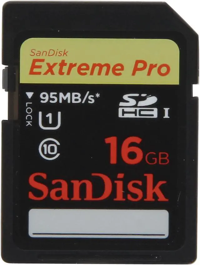 Main image of SanDisk Extreme Pro 16GB Secure Digital High-Capacity (SDHC) Flash Card Model SDSDXPA-016G-A46