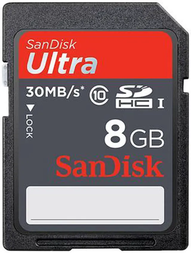 Main image of SanDisk 8GB Ultra SDHC UHS-I Card - Class 10 30MB/s