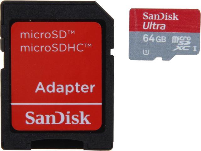 SanDisk Ultra microSDHC / microSDXC UHS-I Card MicroSD 64GB Memory