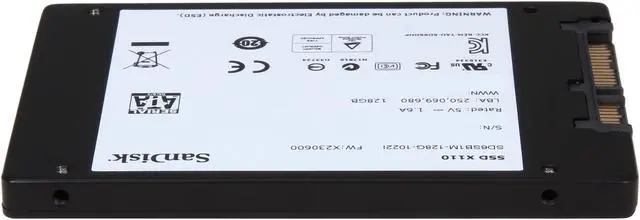Alt view image 3 of 5 - SanDisk 2.5" 128GB SATA III Internal Solid State Drive (SSD) SD6SB1M-128G-1022i