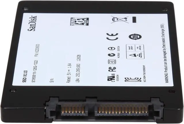 Alt view image 4 of 5 - SanDisk 2.5" 128GB SATA III Internal Solid State Drive (SSD) SD6SB1M-128G-1022i